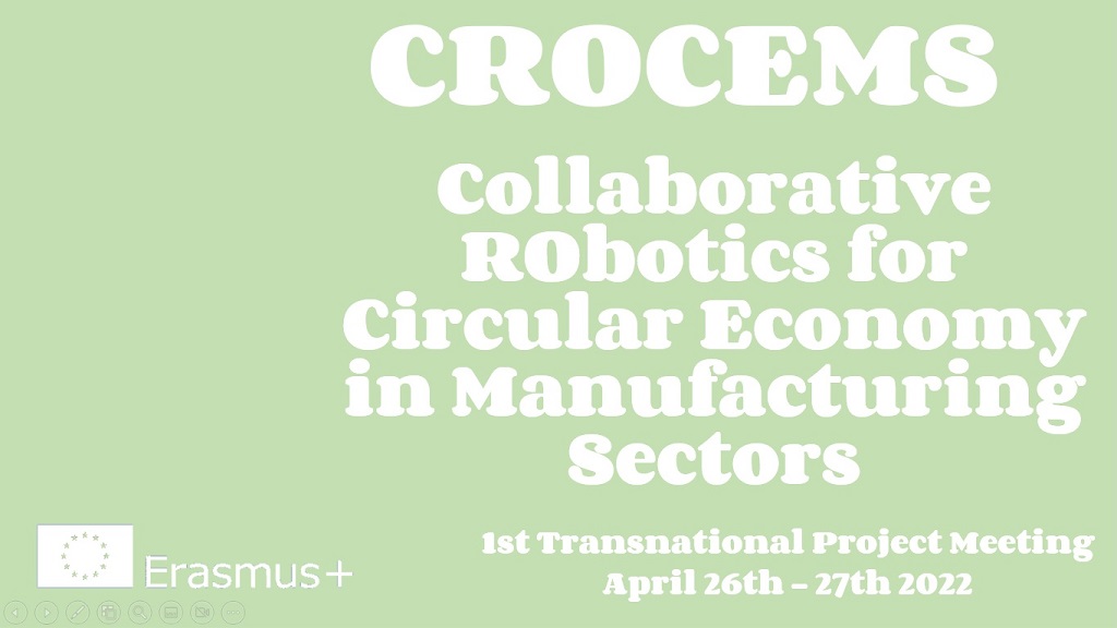 the crocems project kick-off meeting