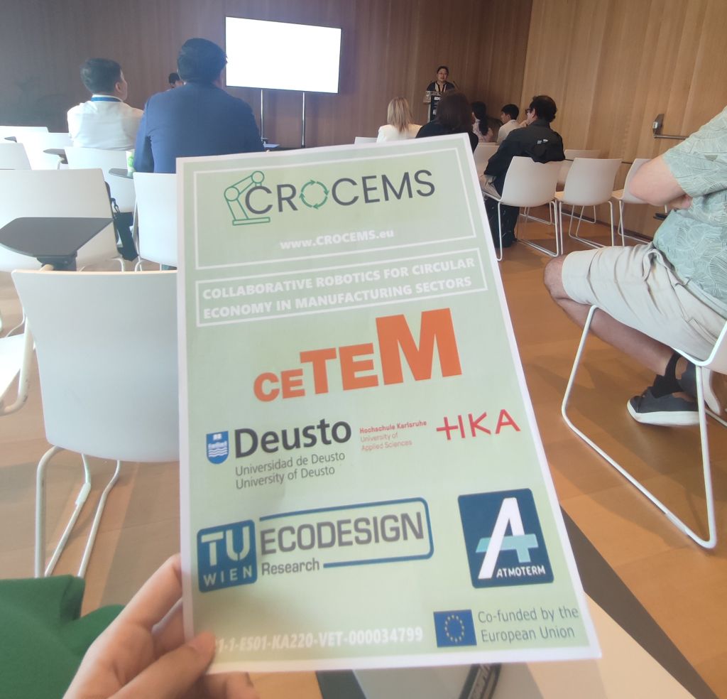 crocems project’s coordinator presenting at edulearn congress 2024